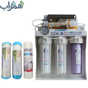 تصفیه آب 9 مرحله سی سی کا Korea-edition3900UV + پک فیلتر پایین