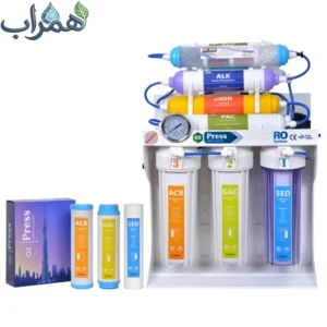 تصفیه آب o2 press ده مرحله ای OP-X100 + پک فیلتر پایین
