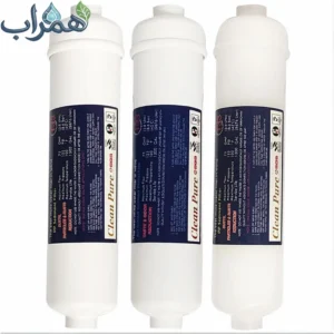 پک 3 عددی فیلتر اینلاین تصفیه آب کلین پیور T33