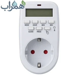 تایمر دیجیتال پریزدار 8 برنامه ای با باتری بکاپ ETG-88A