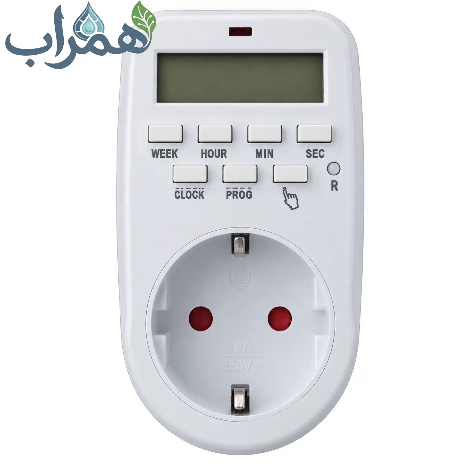 تایمر دیجیتال پریزدار 8 برنامه ای با باتری بکاپ ETG-88A تایمر دیجیتال پریزدار 8 برنامه ای با باتری بکاپ ETG-88A