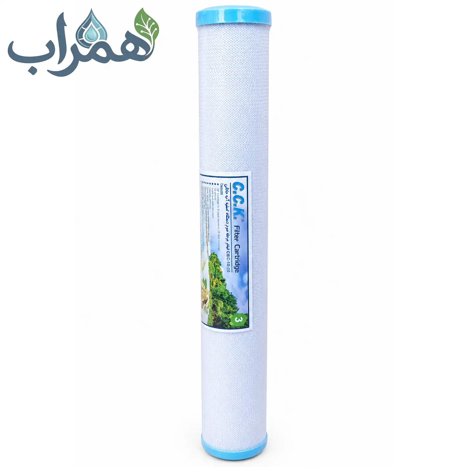 فیلتر کربن بلاک 20 اینچ اسلیم سی سی کا CBC-10-10 فیلتر کربن بلاک 20 اینچ اسلیم سی سی کا CBC-10-10