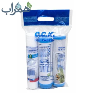 پک فیلتر مرحله 1 تا 3 سی سی کا ذغال پسته
